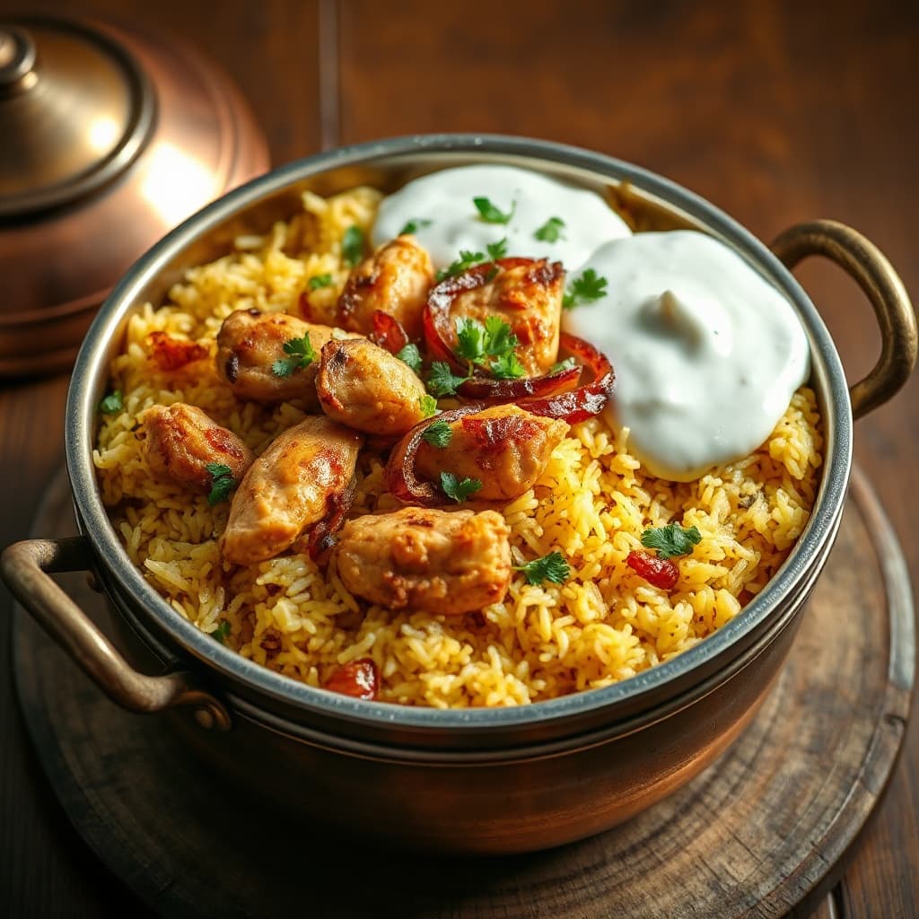 Chicken (Poulet) Biryani