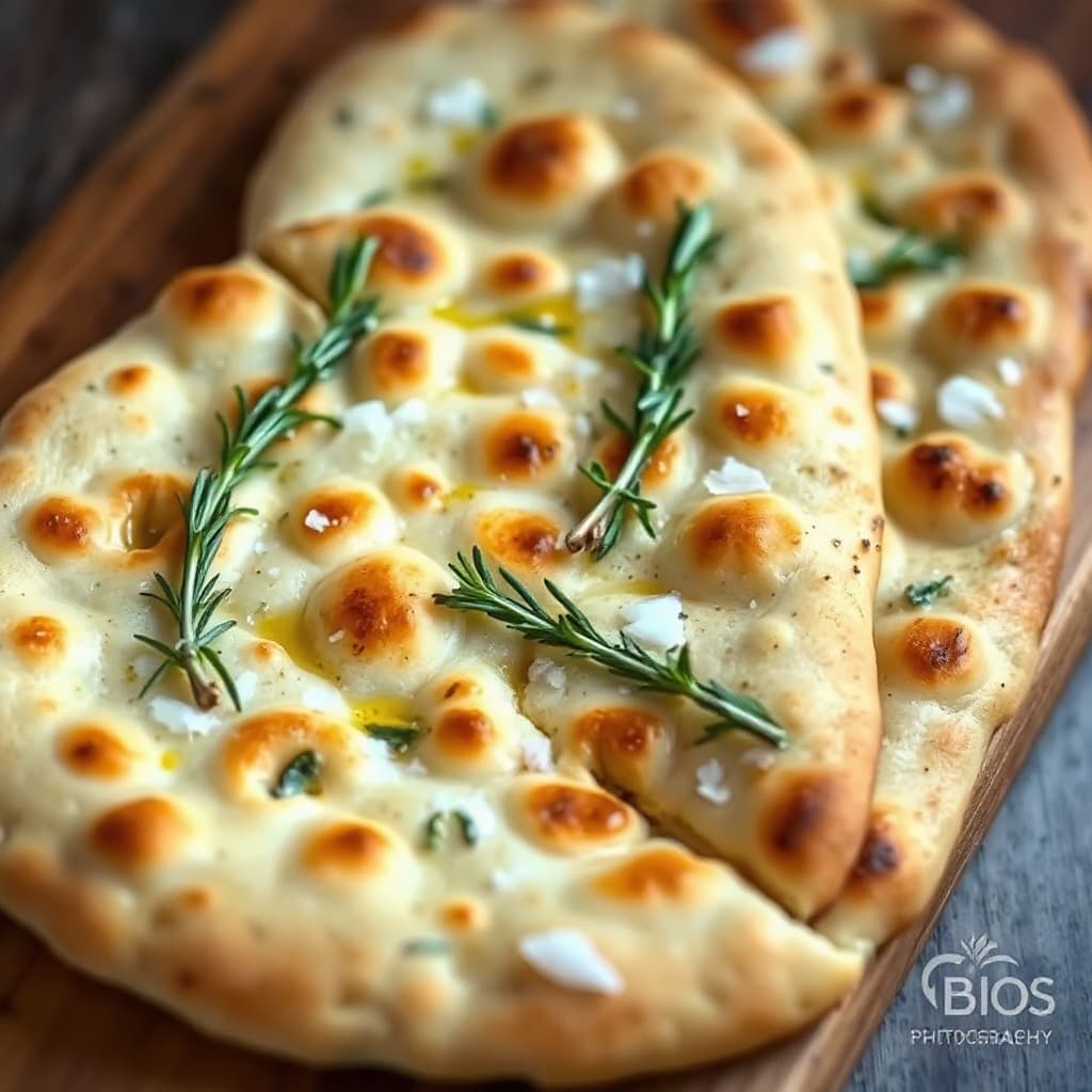 Rosemary Naan (Naan au romarin)