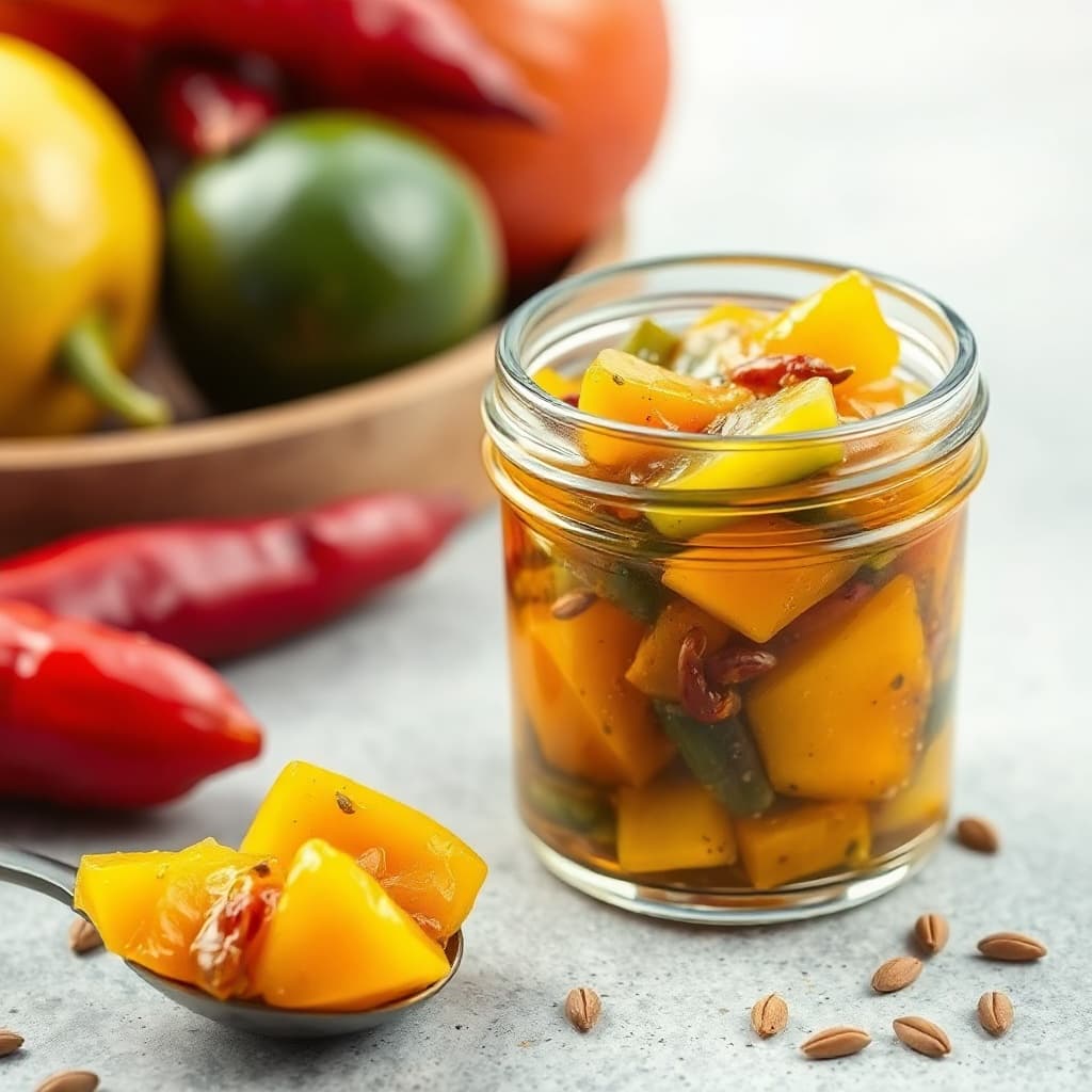 Mixed Pickles (Cornichons indiens)