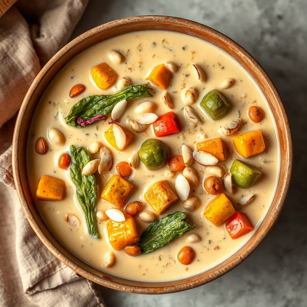 Lucknowi Veg Korma (Korma de légumes Lucknowi)