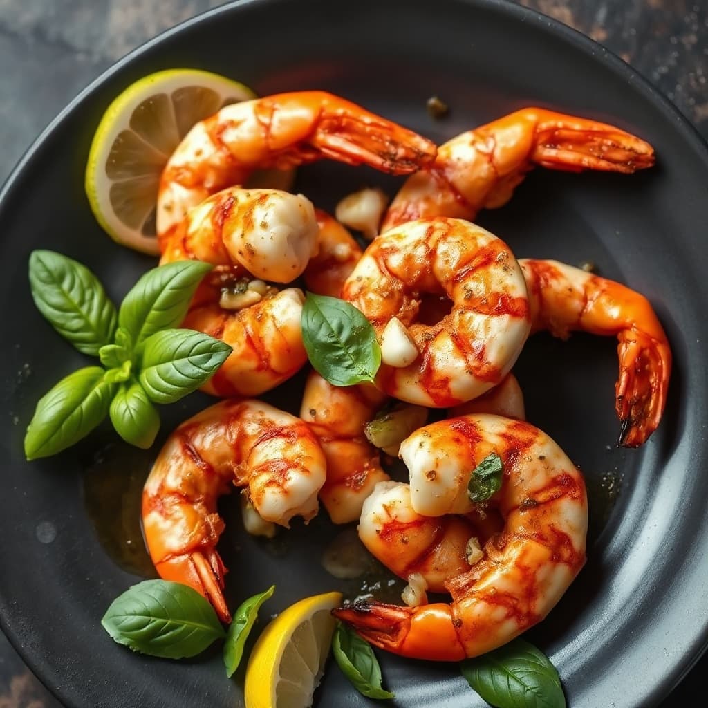 Tulsi Jhinga Shrimps / Crevettes
